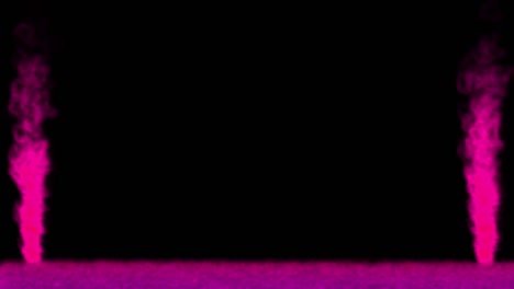 animación de partículas de color de llama gráficos de movimiento