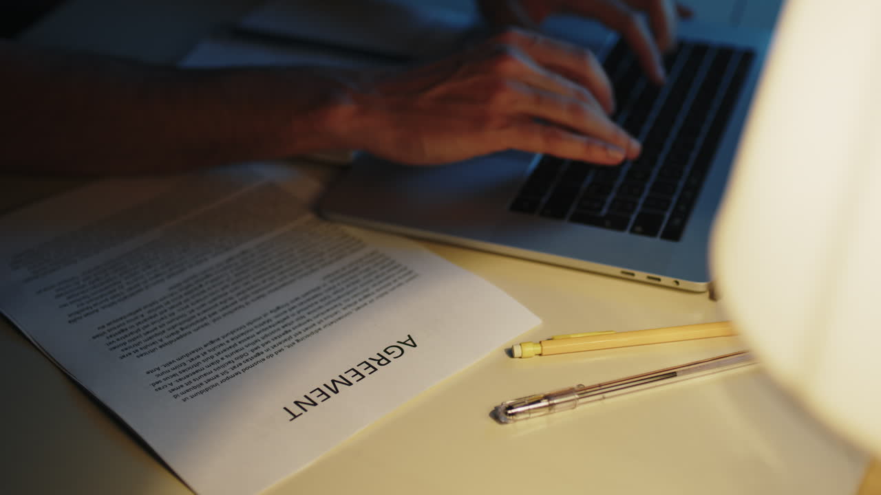 Signing An Agreement Online