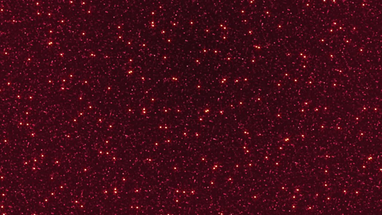 Red glitter dust background for festival, party, event. Gold glamur texture Loop 4k animation