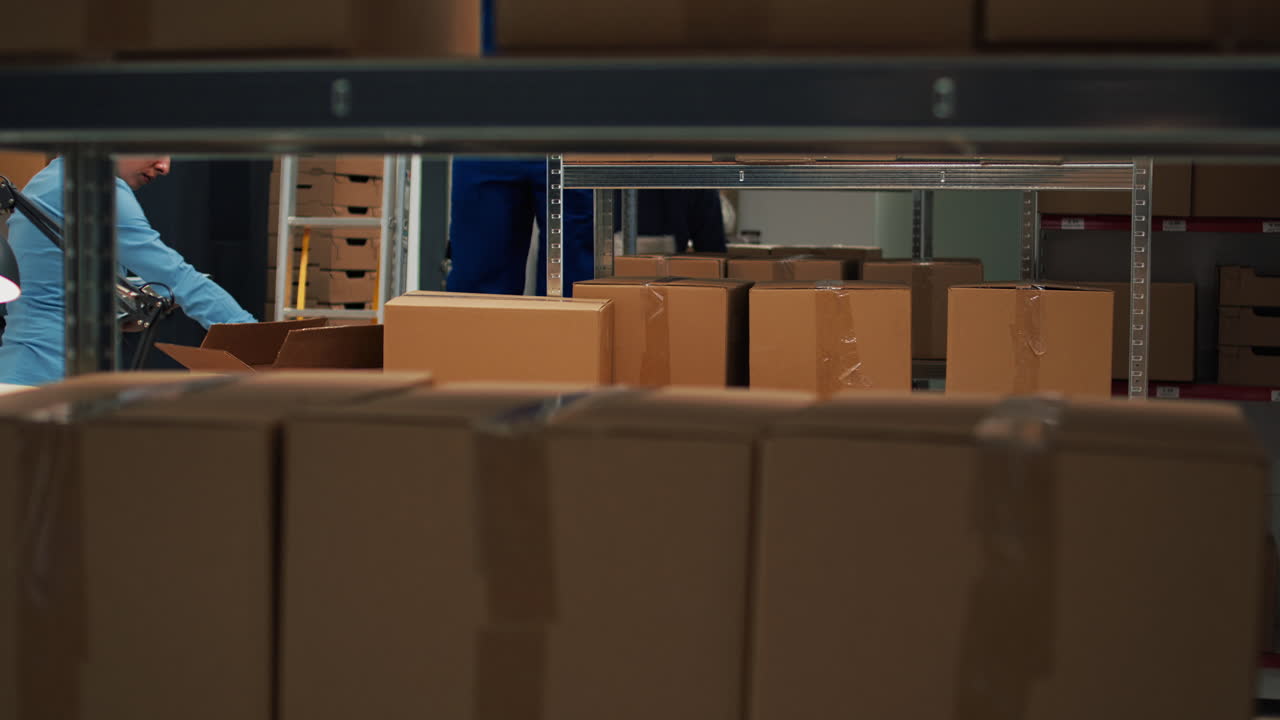 Warehouse Employees Preparing Orders