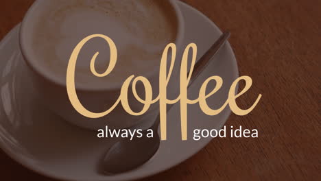 el café siempre es una buena idea.