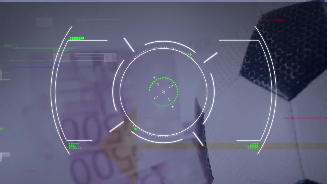animación del procesamiento de datos sobre el fútbol