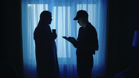 night delivery dispute