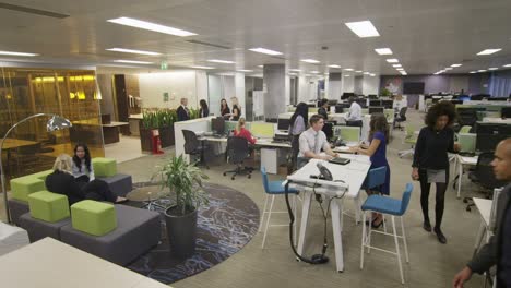 corporate business office people working environment
