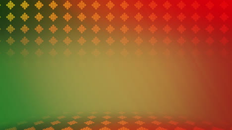 vibrant diagonal checkerboard pattern of red, green, and yellow squares