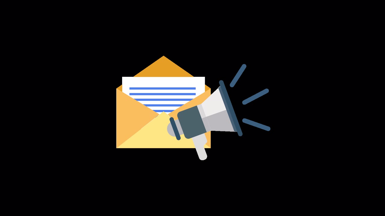 Busta e Megafono Animati per Email Marketing e Comunicazione
