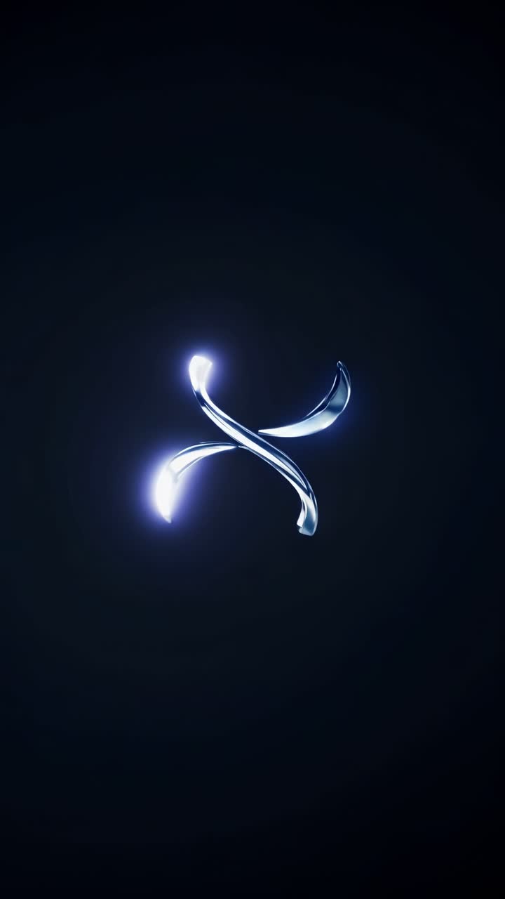 Glowing curved shape radiating light creates a captivating visual against a dark background, inspiring thoughts of energy, mystery, and the allure of the unknown