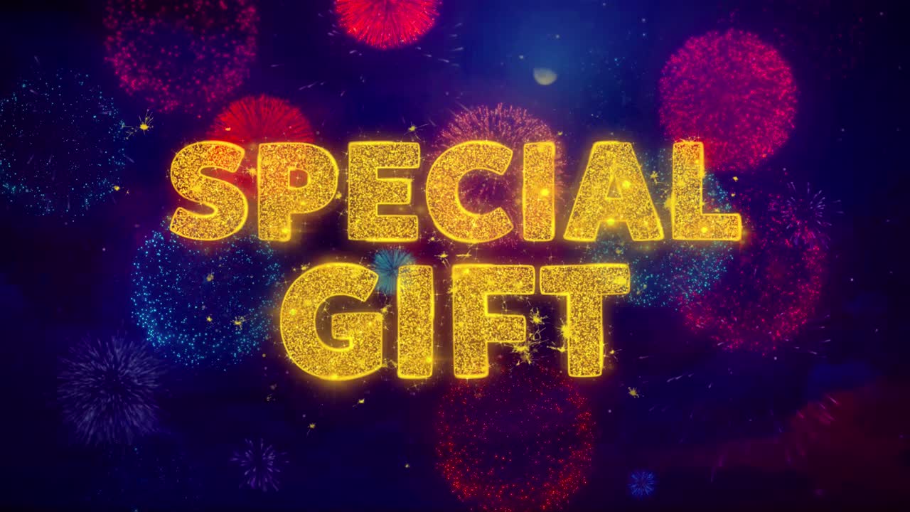 Special Gift Fireworks Graphic