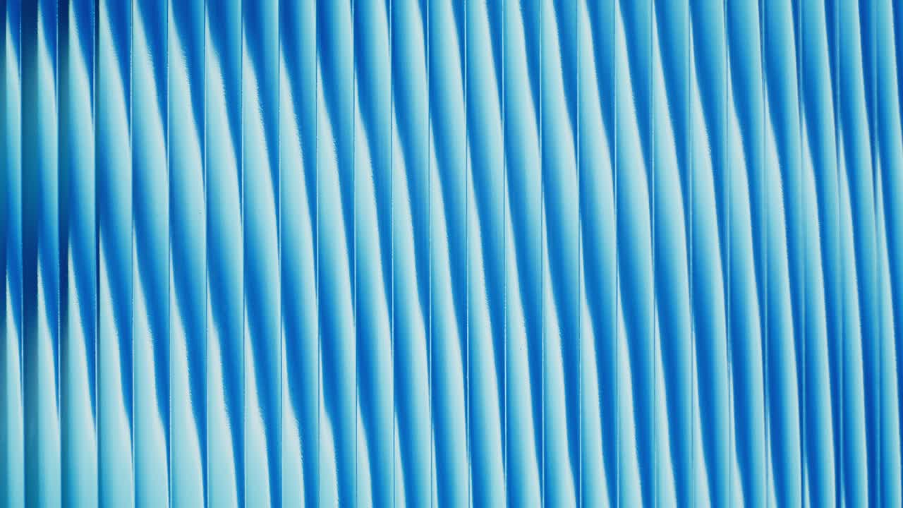 Abstract Blue Glass Panels