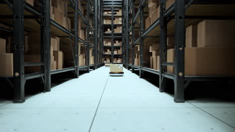 warehouse automation with robotic delivery system