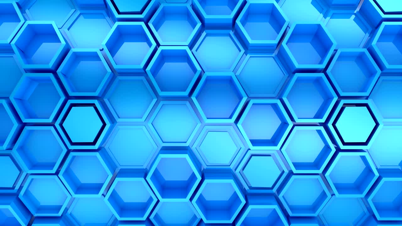 el fondo de los hexágonos