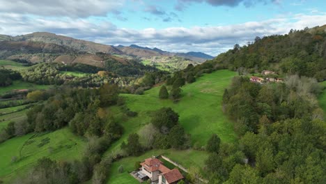 SPECTACULAR-MAVIC-3-DRONE-FLIGHT-OVER-THE-ASTURIAN-LANDSCAPES-AT-THE-SKIRT-OF-THE-PICOS-DE-EUROPA