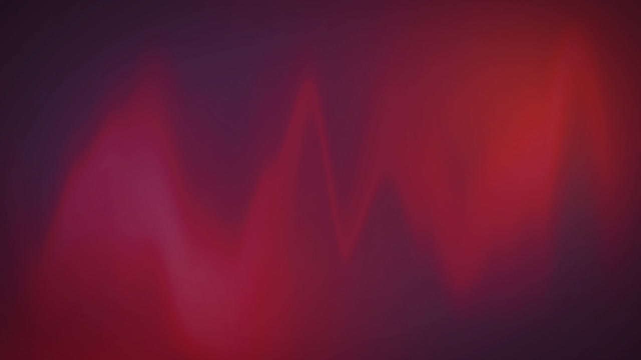 파란색과 보라색의 추상적인 애니메이션과 파동적인 빛 패턴