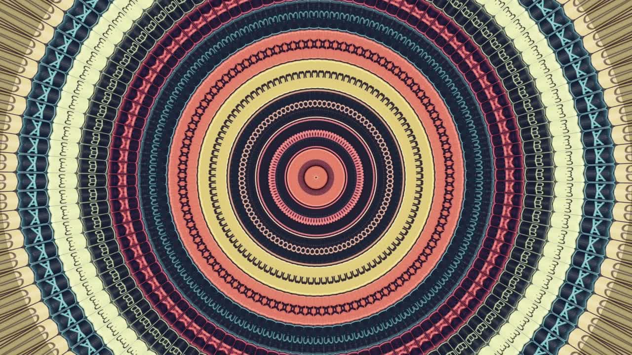 patrón geométrico circular abstracto