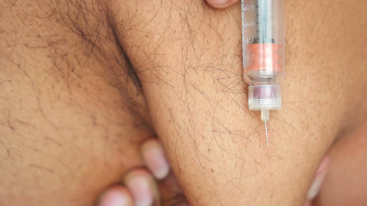 Insulin injection for diabetes