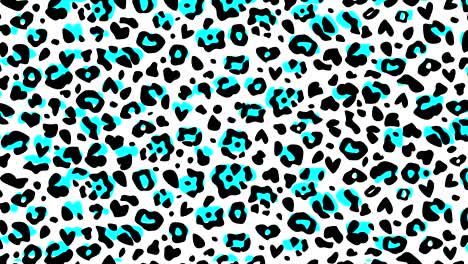 4k abstracto animado de fondo en bucle sin costura con impresión de leopardo.