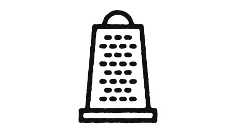 kitchenware icon animation footage & alpha channel