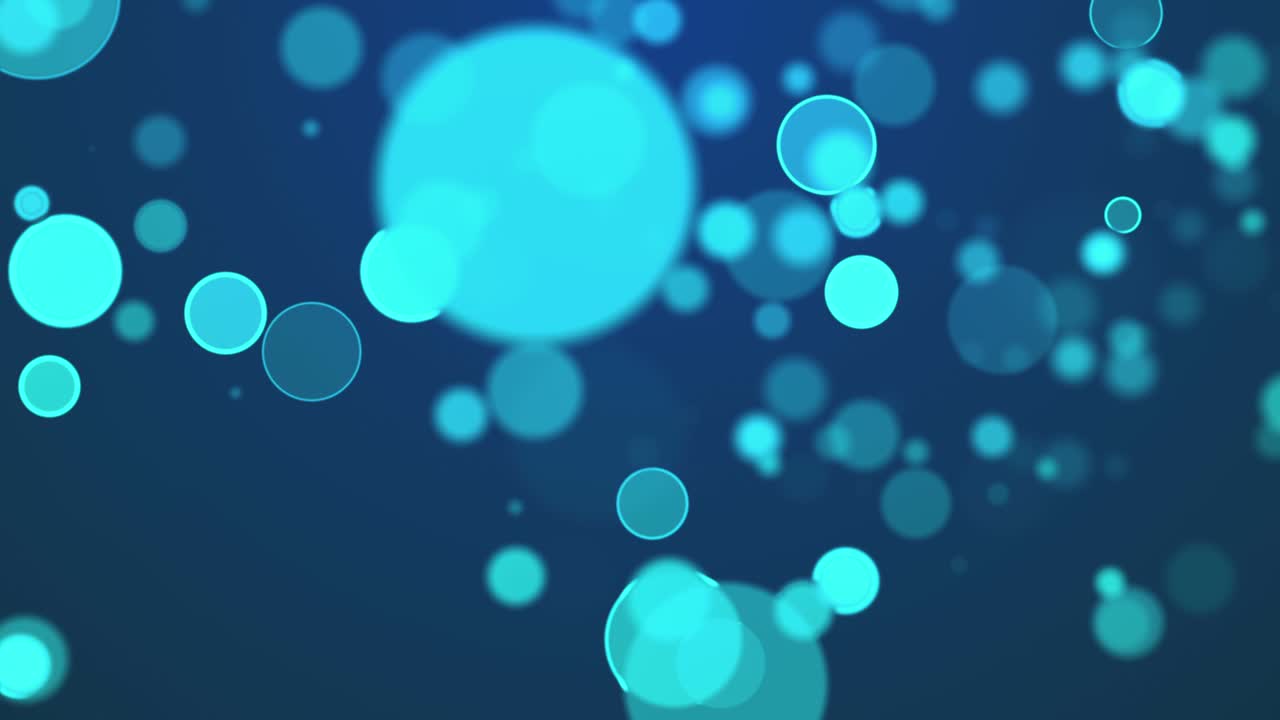 원 또는 거품 추상적인 장식 간단한 흐릿한 배경 애니메이션 끝없는 4k uhd 비디오 루프 템플릿