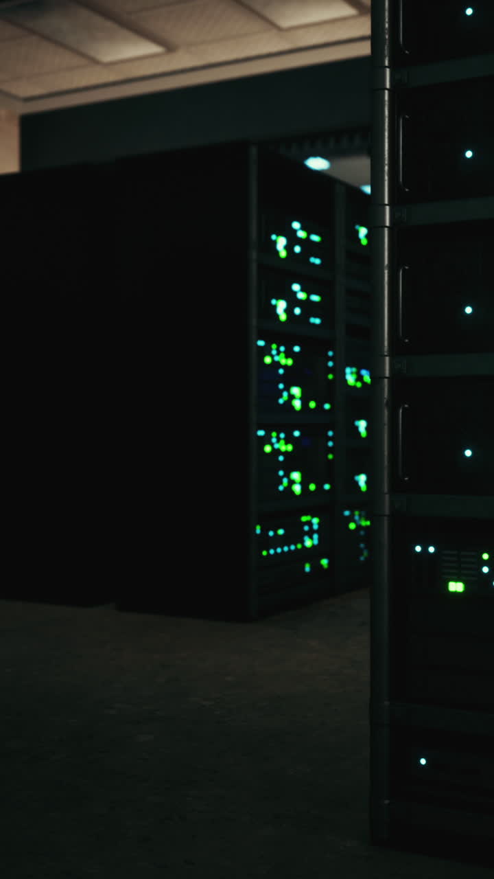 interior de la sala del servidor