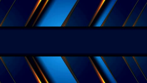 flechas tecnológicas azules animación de video abstracta con luces brillantes de color naranja