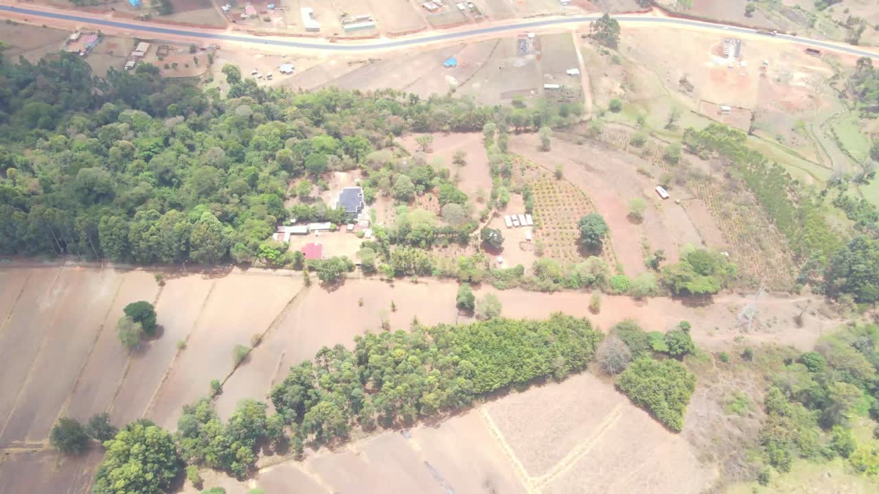 케냐 아프리카의 전통적인 농촌 공동체