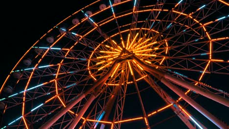 ferris wheel lights at night