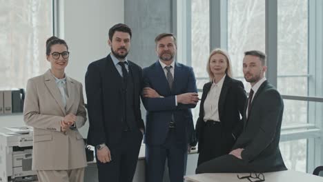 portrait of successful team of lawyers