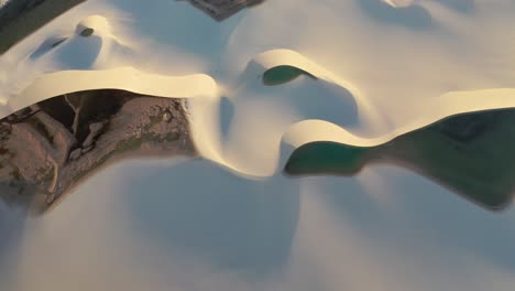 drone view of dunes and lagoons in lençóis maranhenses national park - rota lagoa azul, maranhão, brazil