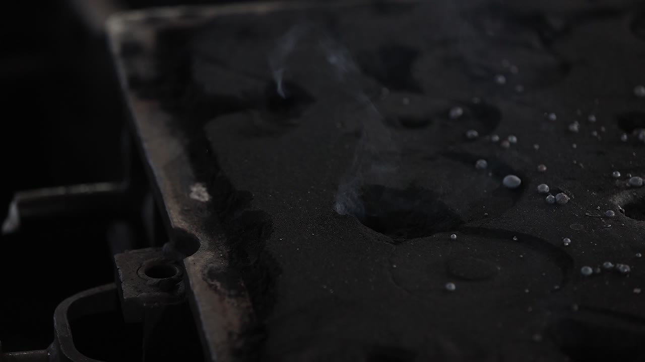 Safety first concept, Foundry - molten metal poured from ladle