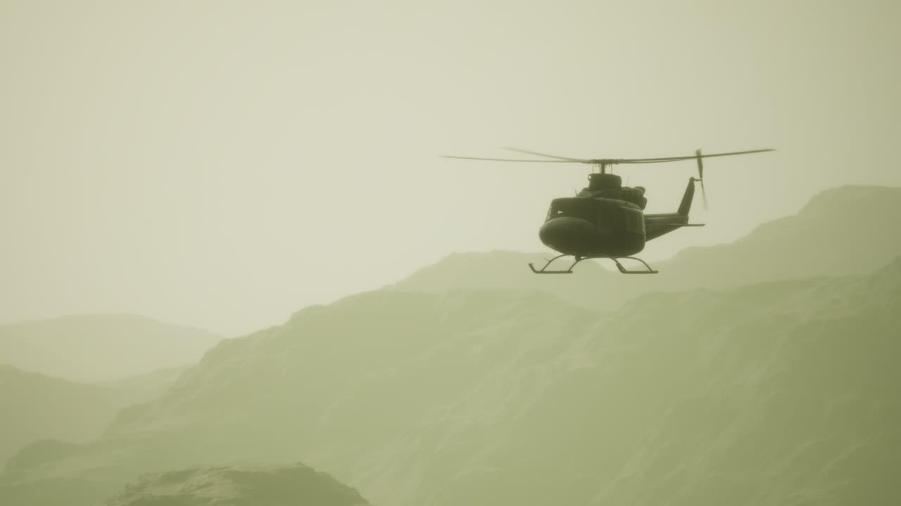 베트남에 있는 미국 군사 헬리 ⁇ 터