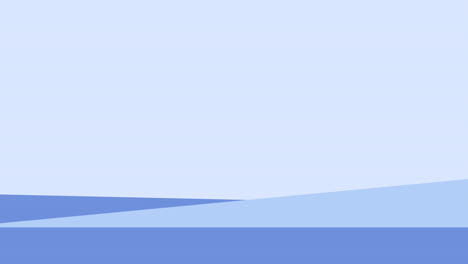 animation of blue shapes on blue background