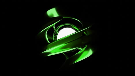 abstract green 3d design