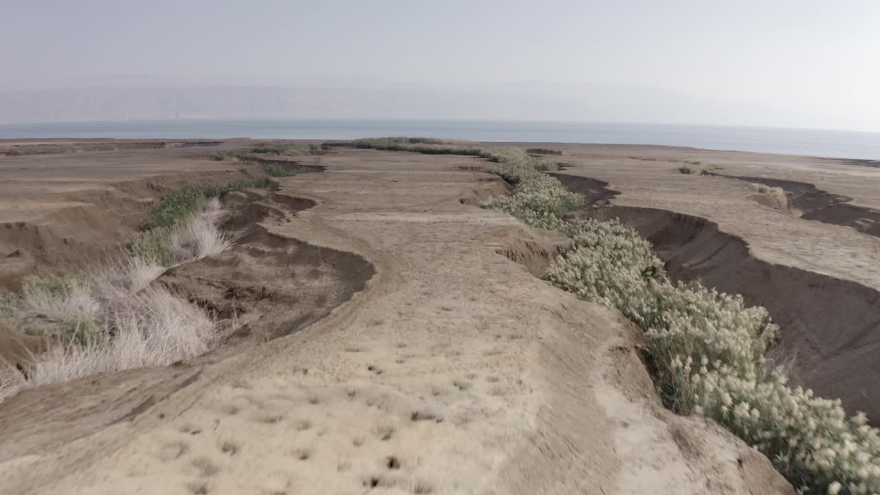 Dead Sea Landscape with Erosion