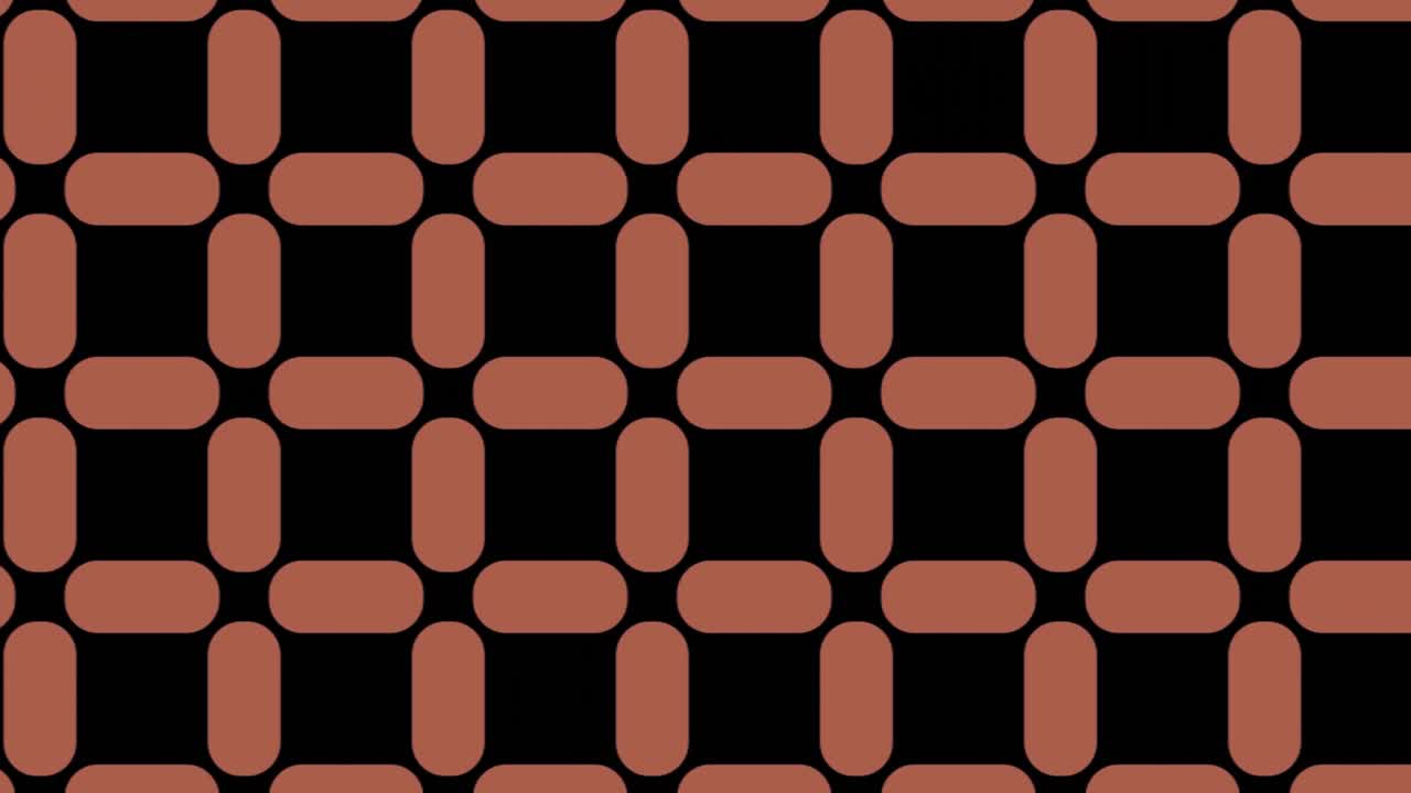 Abstract, background animation, scrolling right, black and brown