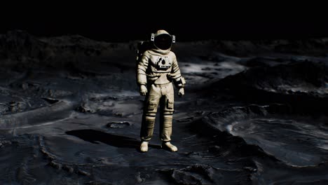 astronaut on lunar landing mission. elements of this image furnished by nasa