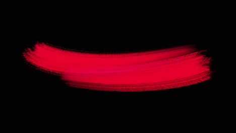 splashing red striped paint brushes on black gradient