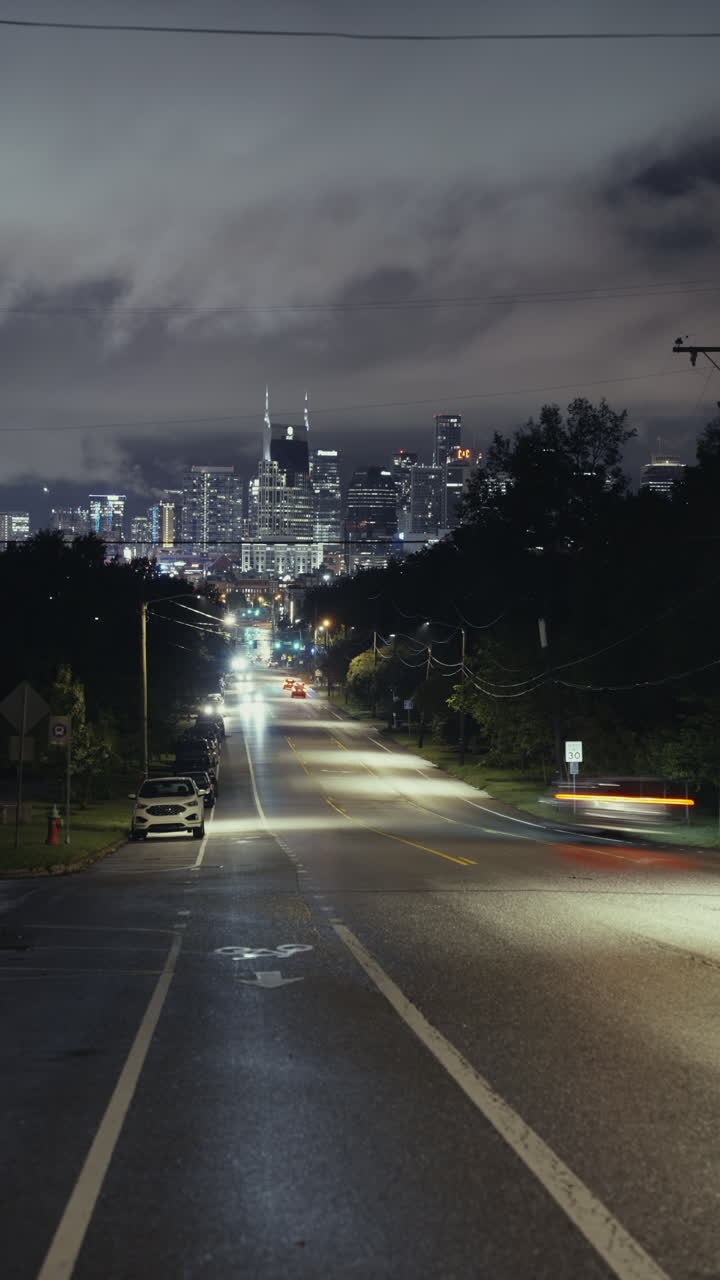 Nashville Skyline at Night