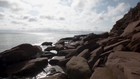 Ocean-Rocks-and-Waves.-Bright-Summers-Day