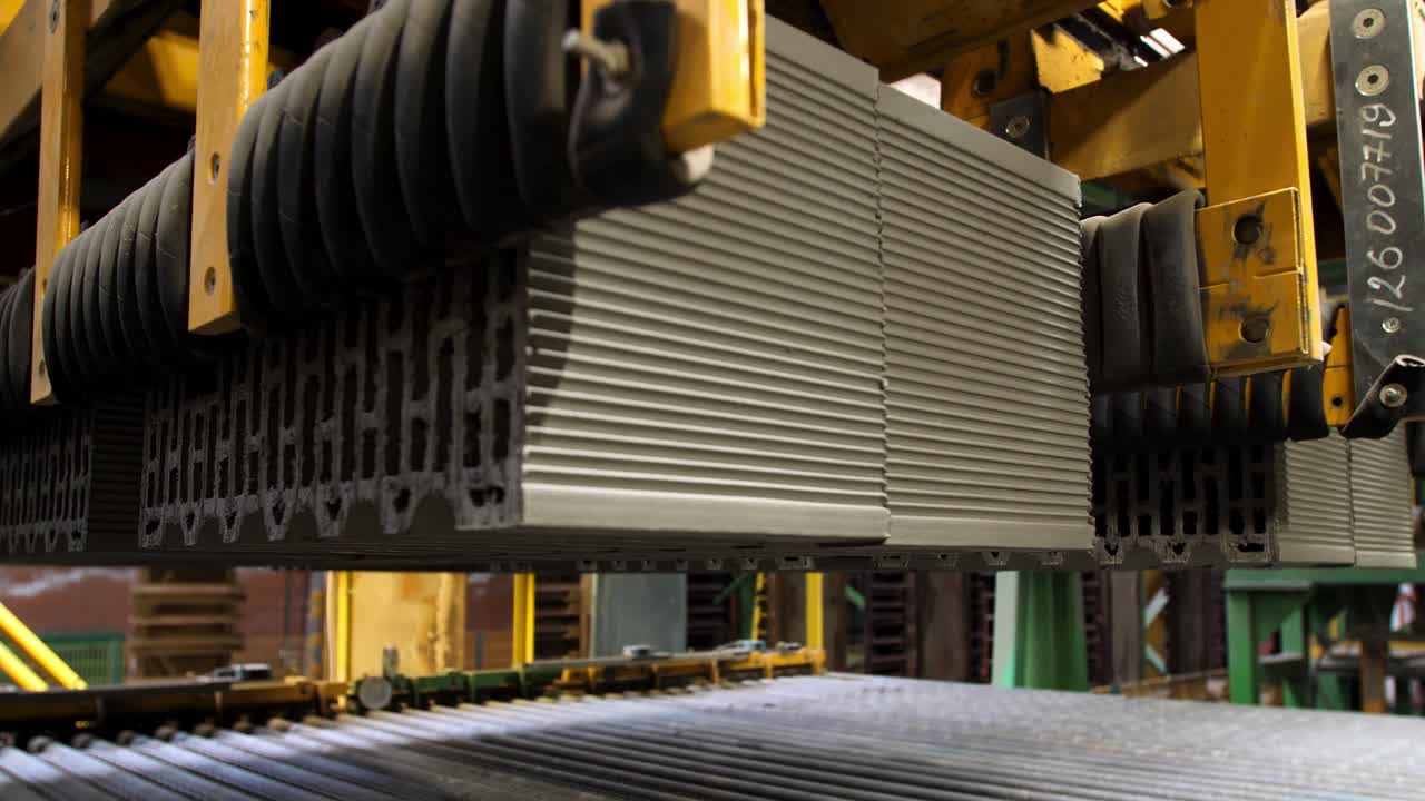 자동 콘크리트 블록 생산 라인