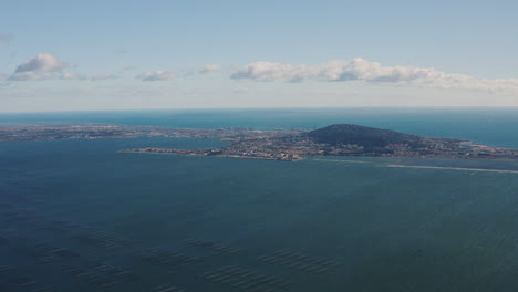 Sète-Ciudad-Francesa-Venecia-Del-Puerto-De-Languedoc-Y-Vista-Aérea-Del-Balneario