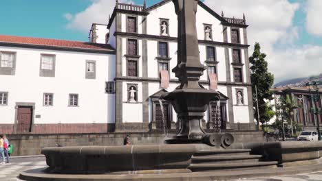 historic church in funchal, madeira, portugal