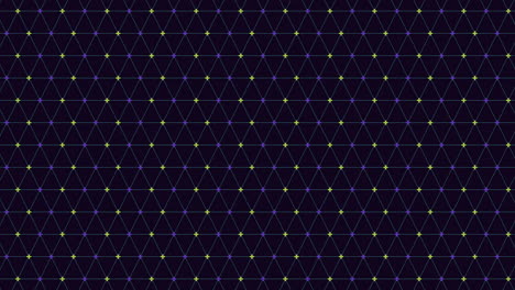 Neon-crosses-pattern-with-connected-lines