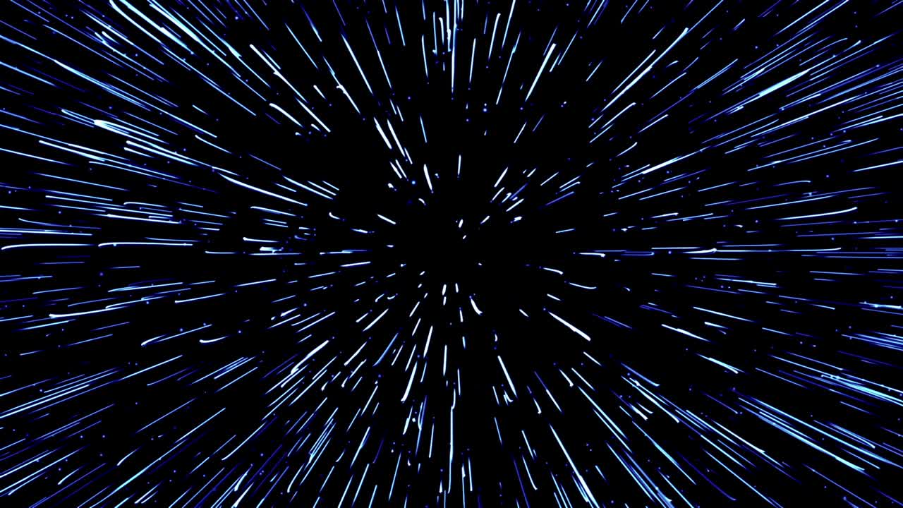 Space of line Loop Blue