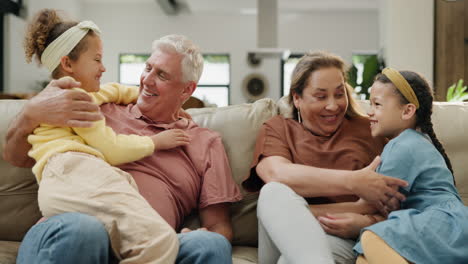 grandparents and grandchildren enjoying time together