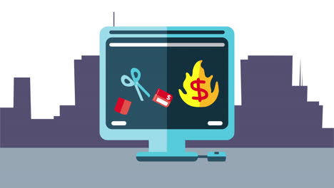 descuento en las compras en línea y pérdida financiera