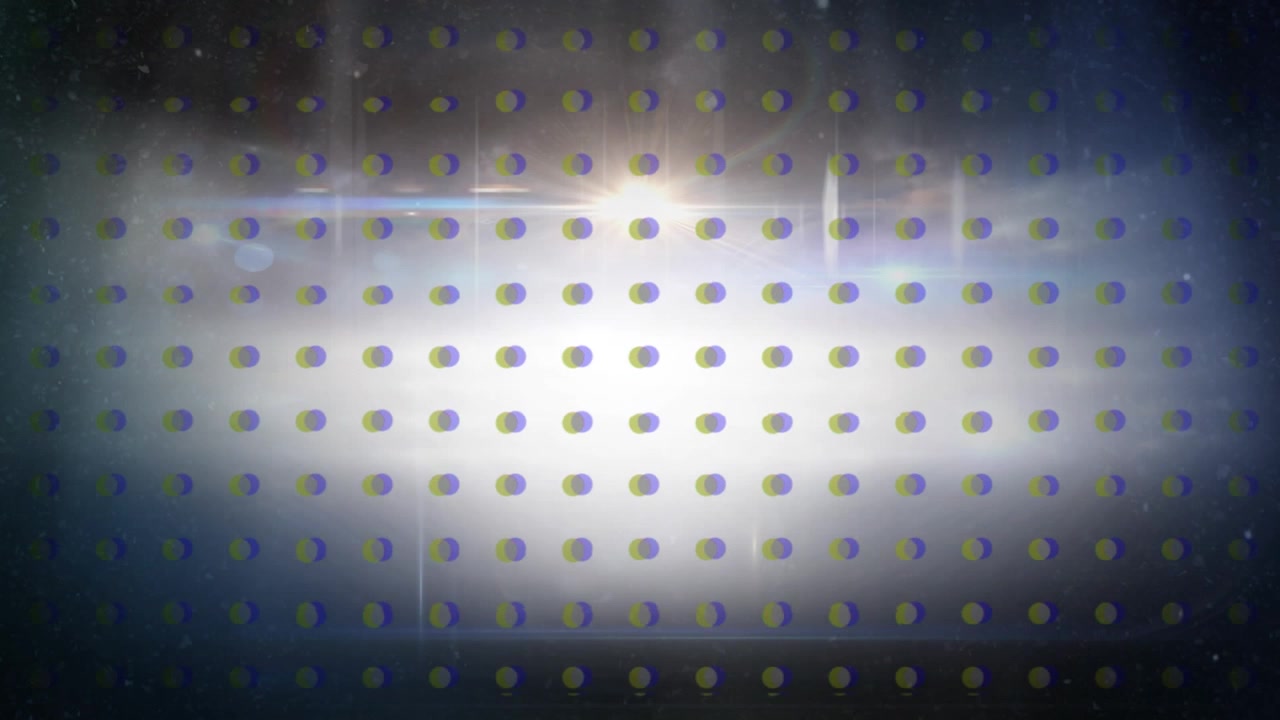 Unique design video with abstract light pattern and graphics, copy space
