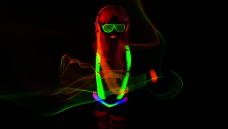 uv glowing woman 13