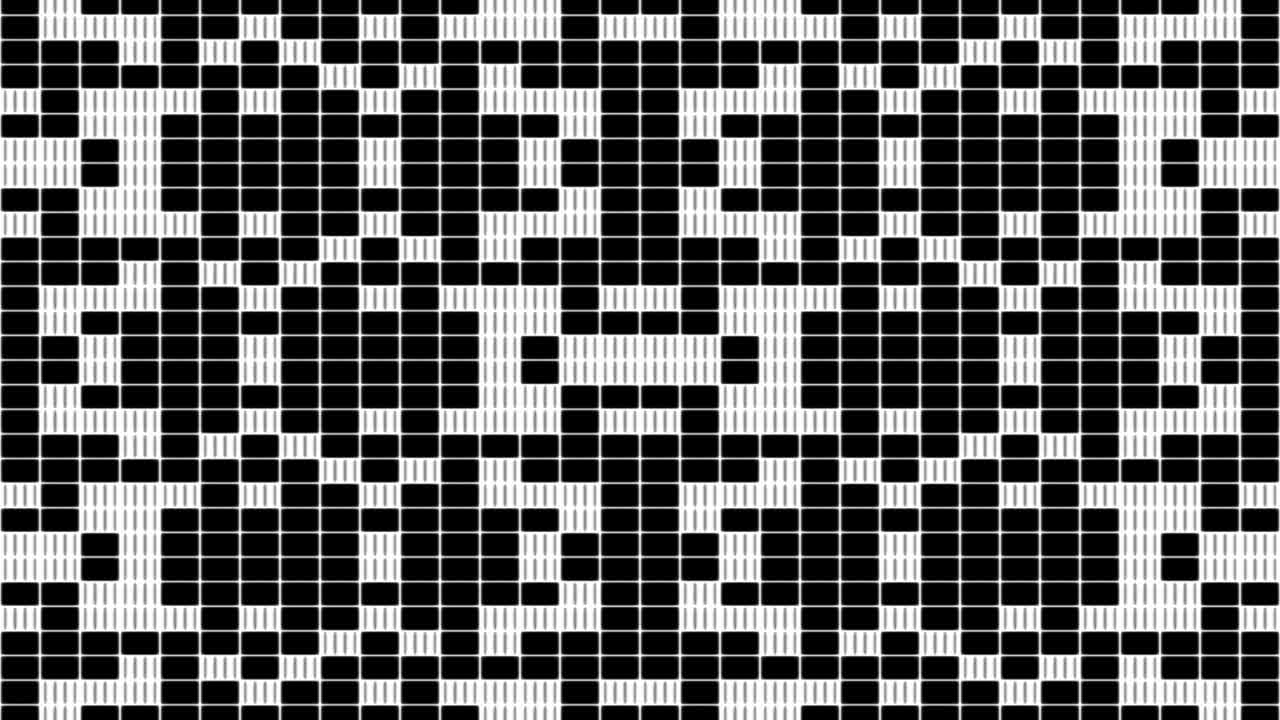 animación en 4k de rectángulos en blanco y negro que se mueven en un bucle sin costuras