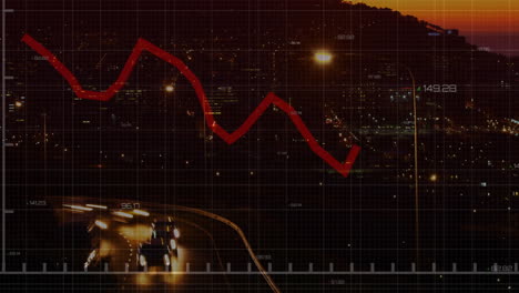 Animación-Del-Procesamiento-De-Datos-Sobre-Automóviles-En-La-Calle.