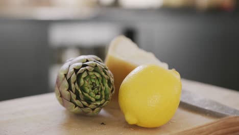 View-of-a-lemon-an-artichoke-and-cheese